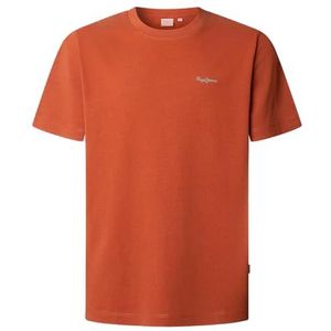 Pepe Jeans Heren Contrast Connor T-Shirt, Rood (Brick Red), XXL, Rood (Brick Red), XXL