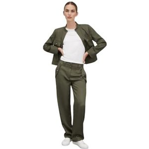 Motivi: Basic T-shirt uit Twee Materialen Wit Herfst Winter 24, wit, M