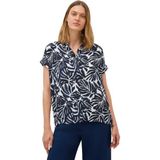 Cecil - Gedessineerde Blouse - Blauw - Dames