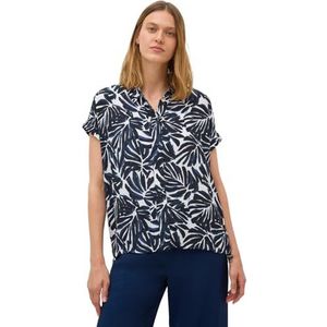 Cecil - Gedessineerde Blouse - Blauw - Dames