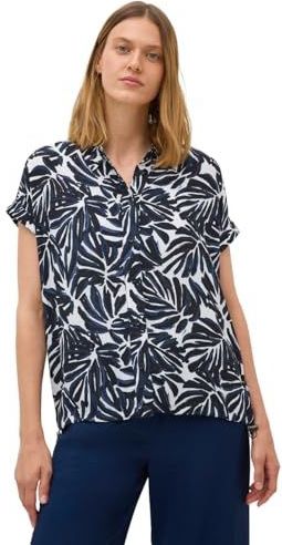Cecil - Gedessineerde Blouse - Blauw - Dames