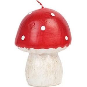 Talking Tables Grote paddenstoelvormige kaars voor kersttafel - 9,5 cm | Rode paddenstoel Forest Party Decoraties, Herfst Home Décor, Alice in Wonderland Tea Party, Garden Fairy Theme