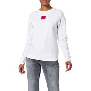 HUGO Nakira_redlabel Sweatshirt voor dames, White100, XS