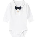 Romper - Lange Mouwen - Met Polokraag - Knoopsluiting - Zacht Jersey