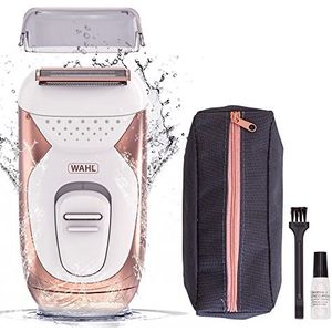 Wahl Damesscheerapparaat, nat en droog haarverwijderaar voor benen oksels, bikinitrimmer, pijnloze ontharing, licht draagbaar scheerapparaat, glad scheren voor vrouwen, minder irritatie,