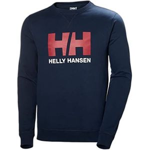 Helly Hansen Heren HH Logo Crew Sweatshirt, Navy, 3XL, marineblauw, 3XL