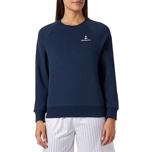 boundry Dames sweatshirt met ronde hals 35425503-BO02, marine, XS, marineblauw, XS