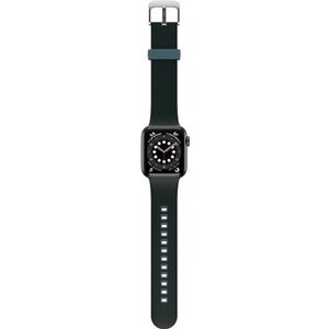 OtterBox horlogeband voor de hele dag voor Apple Watch Series 10/9/8/7/6/SE 2e gen/SE 1e gen/5/4-40mm/41mm/42mm, vervangende duurzame, zachte siliconen band voor Apple Watch, Groen/Blauw