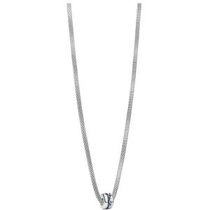 BERING Damesketting in glanzend zilver - Arctic Symphony Collection met roestvrij staal - BMY5-S-ME-N-450, 450, Roestvrij staal, Geen edelsteen