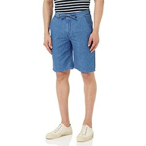 Sisley Heren Bermuda 44O2S9002 Shorts, blauw denim 901, 28, Blauw Denim 901