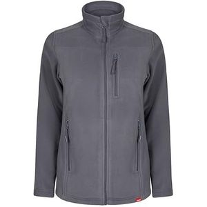 VELILLA 201502W dames fleece jas, grijs, maat M, Grijs, M