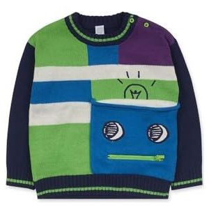 Tuc Tuc Robot- en druk op de knop voor kinderen, blauw, Donkerblauw, 6 Maanden