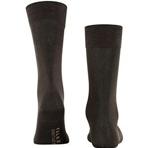 FALKE Heren Sokken Sensitive Malaga M SO Katoen Met comfort tailleband 1 Paar, Bruin (Brown 5930) nieuw - milieuvriendelijk, 39-42