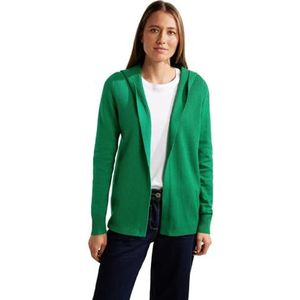 CECIL Gebreid vest hoodie, groen, S