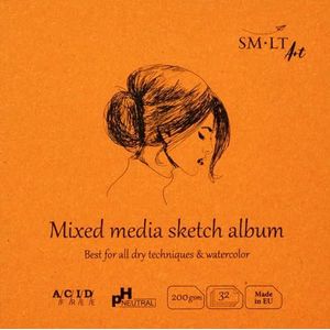 SM-LT Kleurboek, Mixed Media, 14 x 14 cm