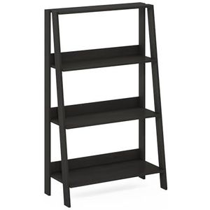 Furinno Ladder Boekenkast Display Plank, 4-laags Espresso