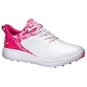 Callaway Golf Anza golfschoen voor dames, wit/roze, maat 42, Wit Roze, 40 EU