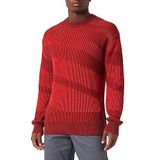 BOSS Heren Arace Knitted Sweater, Bright Red624, XL