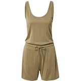 Urban Classics Dames dames korte mouwen modal jumpsuit T-shirt