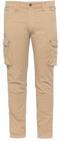 Schott NYC TRTANK70 cargobroek, beige, 28 W, Beige, One size