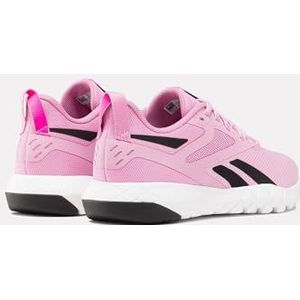 Reebok Dames FLEXAGON Force 4 Sneaker, JASPNK/Zwart/LASPIN, 43 EU, Jaspnk Zwarte Laspin, 44 EU