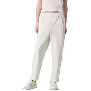 Champion Rochester 1919 Eco Future W - Gerecycled Crinkle Stretch Woven Wide Leg trainingsbroek, vuilwit, L dames SS24, Gebroken wit, L