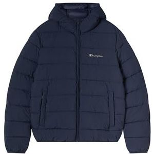 Champion Legacy Heren, Gewatteerde Outdoor Jacket, L, Blauw, Blauw, L