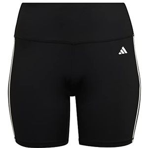 adidas Training Essentials 3-Stripes High-Waisted Shorts voor dames