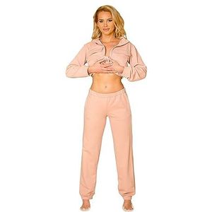 KALIMO Dames Santiago Joggingbroek – Roze – XL, roze, XL