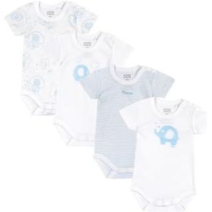 Chicco Ondergoed (4-pack) voor jongens, Wit, 12 Maanden