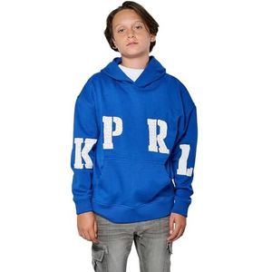 Kaporal, Sweatshirt voor jongens, Comfort Fit, Lange mouwen, Capuchonkraag, Myau-model, Koningskleur, Maat 16 jaar, Royal Blauw, 8 Jaren
