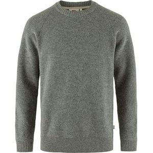 FJALLRAVEN 87165-020 Övik Rib Sweater M Longshirt Heren Grijs Maat XS