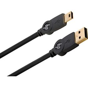 Monster Cable 00120798 USB-kabel (USB A, Mini-USB A, stekker/stekker, 800 Mbit/s, 0,91 m, USB 2.0) zwart