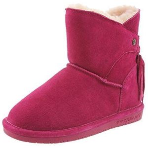 Bearpaw meisjes mia youth instaplaarzen, Pink Pom Berry 671, 32 EU