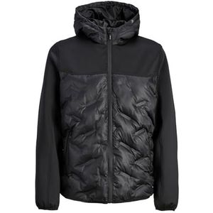 JACK & JONES JJEMULTI Heat Quilted Jacket NOOS gewatteerde jas voor heren, zwart, L, zwart, L