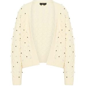 faina Cardigan dames 11025481, wolwit, M/L