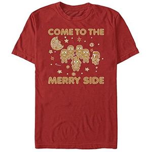 Star Wars: Classic - Gingerbread Side Unisex Crew neck T-Shirt Red XL
