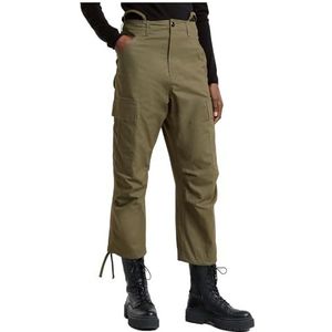 G-Star RAW Cargo Cropped Trekkoord Broek, groen (Shadow Olive D25251-d387-b230), 30W