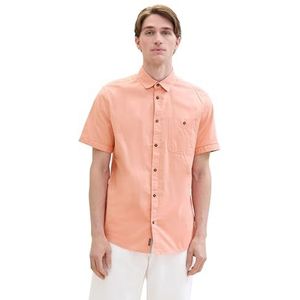 TOM TAILOR heren overhemd, 12642 Hazy Coral Rose, XXL