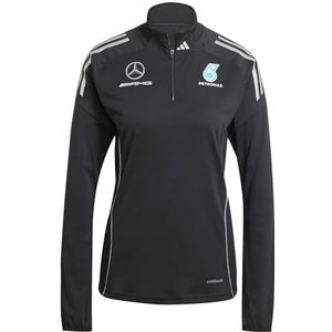 adidas - Mercedes AMG Petronas F1 Team - Sweatshirt - Zwart - Met Halve Rits