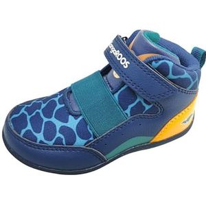 KangaROOS K-BFI Peppy EV Sneakers voor baby's, uniseks, blauw/safari party, 23 EU, K Blue Safari Party, 23 EU