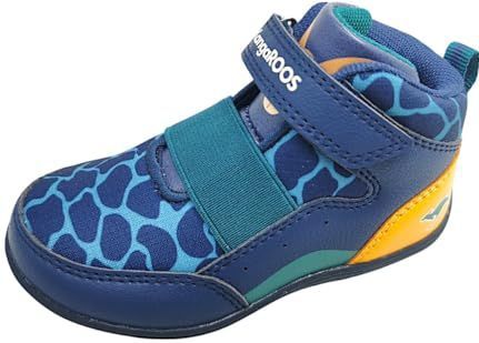 KangaROOS K-BFI Peppy EV Sneakers voor baby's, uniseks, blauw/safari party, 23 EU, K Blue Safari Party, 23 EU
