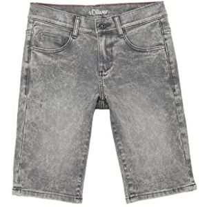 s.Oliver Junior Boy's Jeans Bermuda, Fit Seattle, grijs, 158, grijs, 158 cm