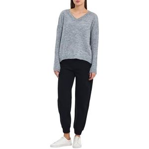LTB Jeans Dames klassieke trui Gamode in grijs van polyacryl - maat XL, Medium Grey Mel 230, XL