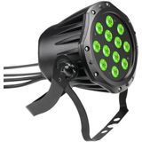 Cameo Outdoor PAR TRI 12x 3W 3-kleurige LED Outdoor PAR kan RGB - zwart