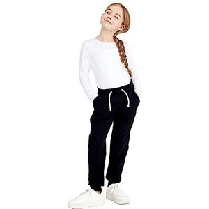 Name It Dames Nkflena Sweat Pant Bru Noos Shorts, Zwart, 140 (10 Y)