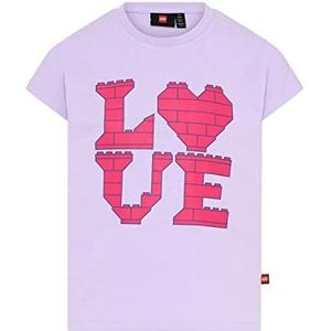 LEGO Meisjes T-Shirt Love LWTaylor 204, 604 Medium Purple, 140 Meisjes