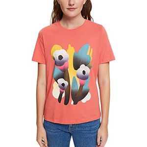 edc by Esprit Dames T-Shirt, 645/Koraal, XS