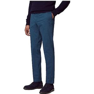 Hackett London Heren C Chino Kensington-broek, blauw (benzine), 40W/32L, Blauw (benzine), 40W / 32L