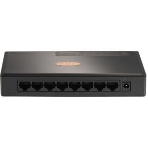 Sempre Netwerkschakelaar 8 Port 1000Mbps zwart